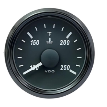 Picture of A2C3833330030 - Temperature Gauge - SingleViu 52mm 12V/24V 40°C - 120°C Coolant