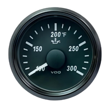 Picture of A2C3833410030 - Temperature Gauge - SingleViu 52mm 12V/24V 300°F Oil
