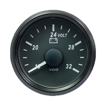 Picture of A2C3832780001 - Voltmeter - Singleviu 52mm 24V (16V-32V) Display (Gauge Only)