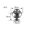 Picture of 2261 - Thermostat - 82 Deg C - Citroen/Lexus/Mitsubishi/Peugeot/Toyota