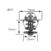Picture of 6020 - Thermostat - 82 Deg C - Opel Senator A/Volkswagen Golf I/Passat/Porsche