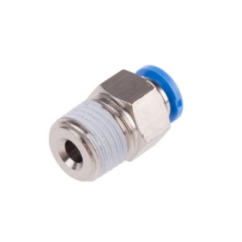 Picture of P68M602 - Male Connector - 6 mm Outer Diameter - Plastic Tube - 1/8" Thread 