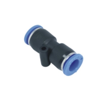 Picture of P62M4 - Straight Quick Coupler - 4mm/4mm - Nylon/Plastic 