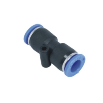 Picture of P62M6 - Union Connector - Straight - 6 mm - Plastic
