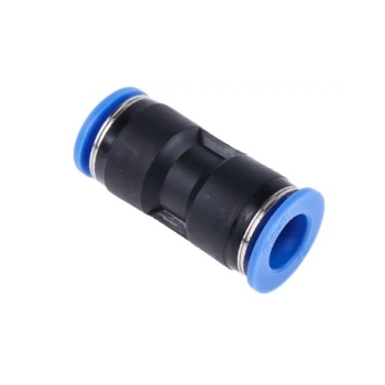 Picture of P62M12 - Union Connector - Straight - 12 mm - Plastic 