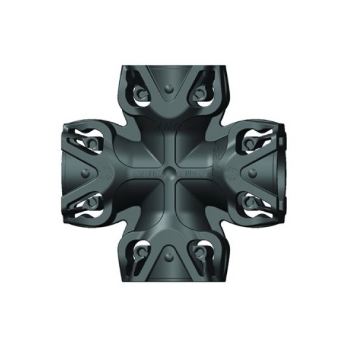 Picture of 92050070 - 4 Way Cross ABC Female Coupling - ABC Building Block System - Raufoss