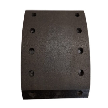 Picture of DX518DNA - Brake Lining - Standard Size - Tata Novus Front Old Type - 410mm x 115mm - 10 Holes