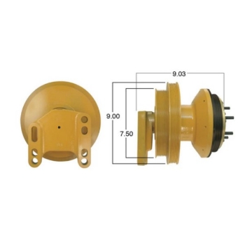 Picture of TGT016 - Fan Clutch For Caterpillar/Freightliner 3406 - Unrivaled Quality And Performance - Auto Lock Feature Prevents On-The-Road Failures 