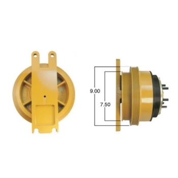 Picture of TGT017 - Fan Clutch For Caterpillar C10/C12/Freightliner  - Unrivaled Quality And Performance - Auto Lock Feature Prevents On-The-Road Failures 