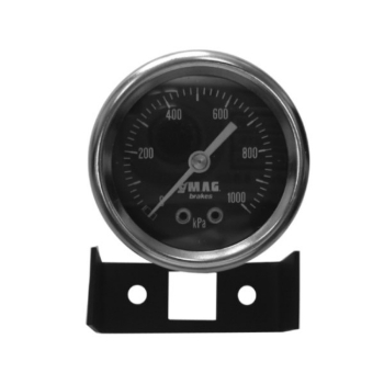 Picture of PWM1572A - Simplex Air Gauge - Dash Mount X 1/4" 52 Diameter Male