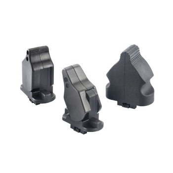 Picture of JC120-0001 - Electronic Thumb Control Joystick - JC120 Long Arm - Single Axis - Low Power -  0% to 100% Output Voltage Range