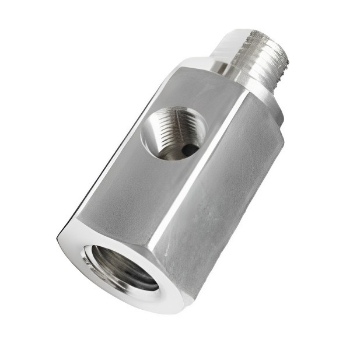 Picture of 415-030 - Adaptor Block Extension - 50mm with "T" Connection -  2x M14X1.5, 1x M10X1