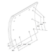 Picture of 4515-STD/501 - Brake Lining - Standard Size - Propar - 419mm x 178mm - 12 Holes - Meritor TSA 501