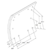 Picture of 4515CXXDNA - Brake Lining - Double Oversize - Propar - 419mm x 178mm - 12 Holes  - Meritor