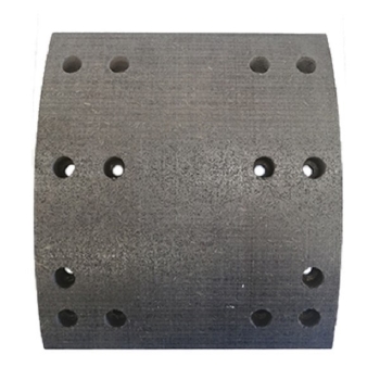 Picture of 4707-STD/501 - Brake Lining - Standard Size - Q Plus Int./Freightliner Rear - 419mm x 178mm - 8 Holes