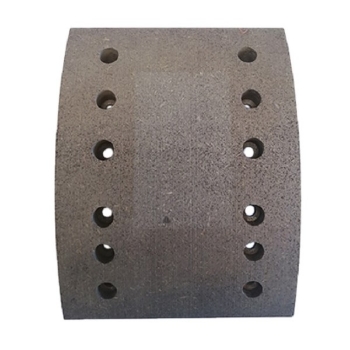 Picture of 4715-STD/501 - Brake Lining - Standard Size - Q Plus Int./Freightliner Front - 419mm x 152mm -12 Holes 