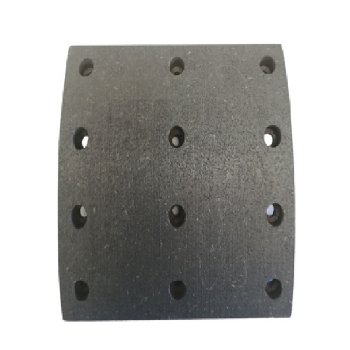 Picture of CS63/1XXDNA - Brake Lining - Double Oversize - ERF Front - 394mm x 178mm - 12 Holes