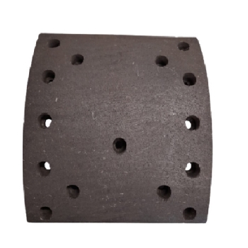 Picture of DX415XDNA - Brake Lining - Single Oversize - Isuzu Rear - 410mm x 180mm - 15 Holes
