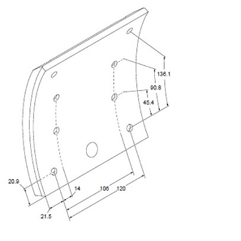 Picture of MP31+1MM/501 - Man/Mb 410X160X17-12.9 8H