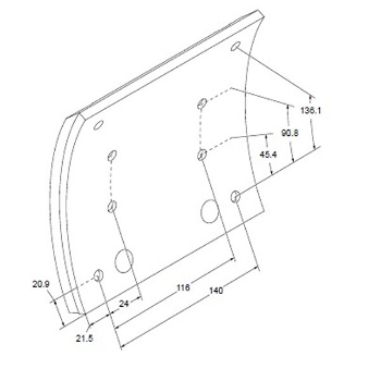 Picture of MP32+2MM/501 - Man/Mb 410X180X17-12.9 8H