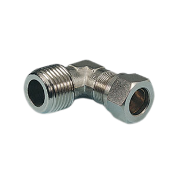 Picture of 2050614 - Elbow Male - Compression Fittings - 6mm Tube To 1/4" Male Thread - Brass