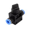 Picture of HVFF08-08B - Hand Valve - In-Line 2-Way - 8mm Tube to 8mm Tube - Technopolymer