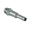 Picture of 601038 - Adaptor Paralell Long - Push-in Fittings - 10mm Stem To 3/8" Male Thread - Brass