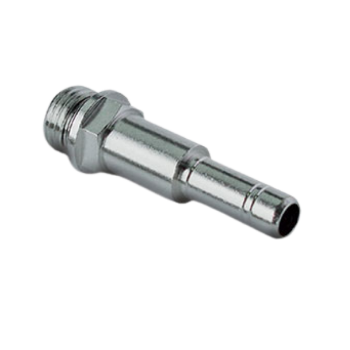 Picture of 601038 - Adaptor Paralell Long - Push-in Fittings - 10mm Stem To 3/8" Male Thread - Brass