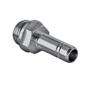 Picture of 61238 - Adaptor Paralell Short - Push-in Fittings - 12mm Stem To 3/8" Male Thread - Brass