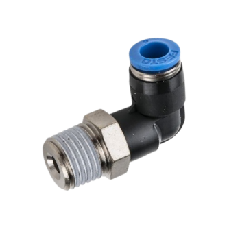 Picture of IPH08-01 - Banjo Single - Push-In Fitting - 8mm Tube To 1/8" Male Thread - Technopolymer