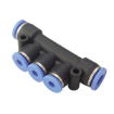 Picture of IPK04 - Distributor Tube - Push-In Fitting - 4mm Tube To 4mm Tube Distributor - Technopolymer