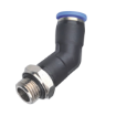 Picture of IPL45 04-M5 - Elbow Male 45 Degree - Push-In Fitting - 4mm Tube To M5 Male Thread - Technopolymer