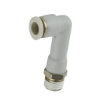 Picture of PPLL08-01 - Elbow Male Extended - Push-In Fitting - 8mm Tube To 1/8" Male Thread - Plastic