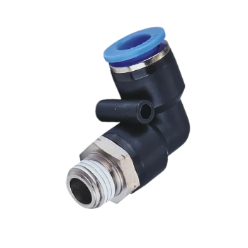 Picture of IPL1/2-N01 - Elbow Male - Push-In Fitting - 1/2" Tube To 1/8" Male Thread - Technopolymer