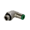 Picture of 221014 - Elbow Paralell Male Swivel - Push-in Fittings - 10mm Tube To 1/4" Male Thread - Brass