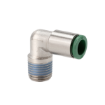 Picture of 190818 - Elbow Tapered Male - Push-in Fittings - 8mm Tube To 1/8" Male Thread - Brass