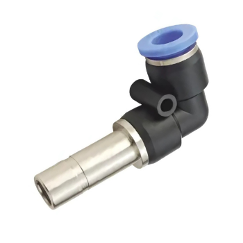 Picture of IPLJ10-08 - Elbow - Push-In Fitting - 10mm Tube To 8mm Stem - Polymer & Brass