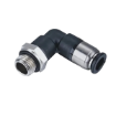 Picture of ISPL06-01 - Elbow - Push-In Fitting - 6mm Tube To 1/8" Male Thread - Polymer & Brass