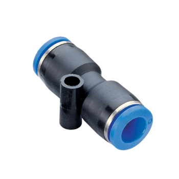 Picture of IPU10-08 - Straight Line Connector - Push-In Fitting - 10mm Tube to 8mm Tube - Technopolymer