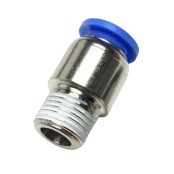 Picture of IPOC16-03 - Stud Compact Male - Push-In Fitting - 16mm Tube To 3/8" Male Thread - Polymer & Brass