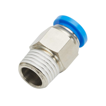 Picture of IPC03-01 - Stud Male - Push-In Fitting - 3mm Tube to 1/8" Male Thread - Technopolymer