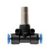 Picture of IPBJ12-10 - Tee Piece Stem - Push-In Fitting - 12mm Tube To 10mm Stem - Technopolymer