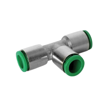 Picture of 051000 - Tee Piece Tube - Push-in Fittings - 10mm Tube To 10mm Tube with Tube Tee - Brass