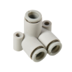 Picture of IPAV10 - Y-Piece Elbow - Push-In Fitting - 10mm Tube To 10mm Tube - Technopolymer