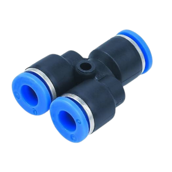 Picture of IPY10-08 - Y-Piece - Push-In Fitting - 10mm Tube To 8mm Tube - Technopolymer