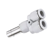 Picture of IPYJ12-10 - Y-Piece - Push-In Fitting - 12mm Tube To 10mm Tube - Technopolymer