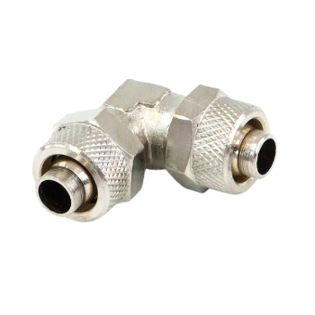 Picture of 3060600 - Elbow - Quick Coupler - 6mm Tube To 6mm Tube - Brass