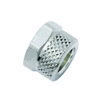 Picture of 3100610 - Locking Nut - Quick Coupler - 6mm Tube To M10X1 Diameter - Brass