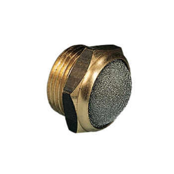 Picture of SFE38 - Wire Type with Screwdriver Cut - Silencer - 3/8"  To  - Stainless Steel