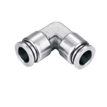 Picture of SSV04 - Elbow - Stainless Steel Fitting - 4mm Tube To 4mm Tube - Stainless Steel
